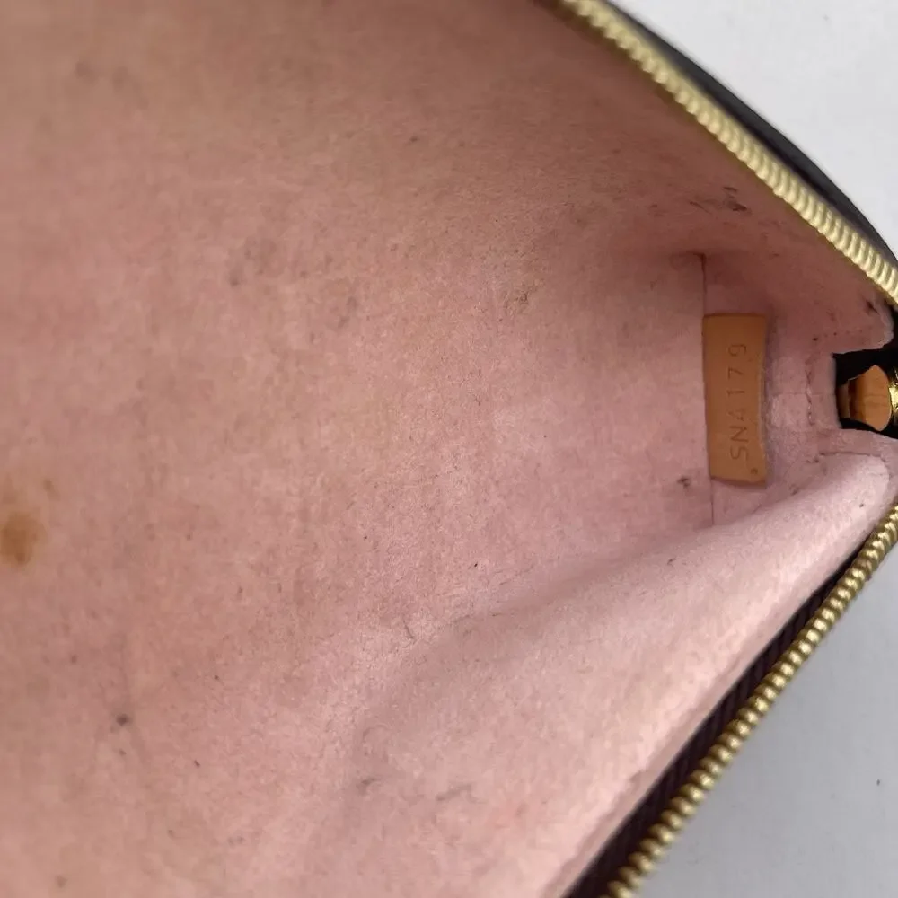 Louis Vuitton 2019 Monogram Christmas Animation Tokyo Elizabeth Pencil Pouch
